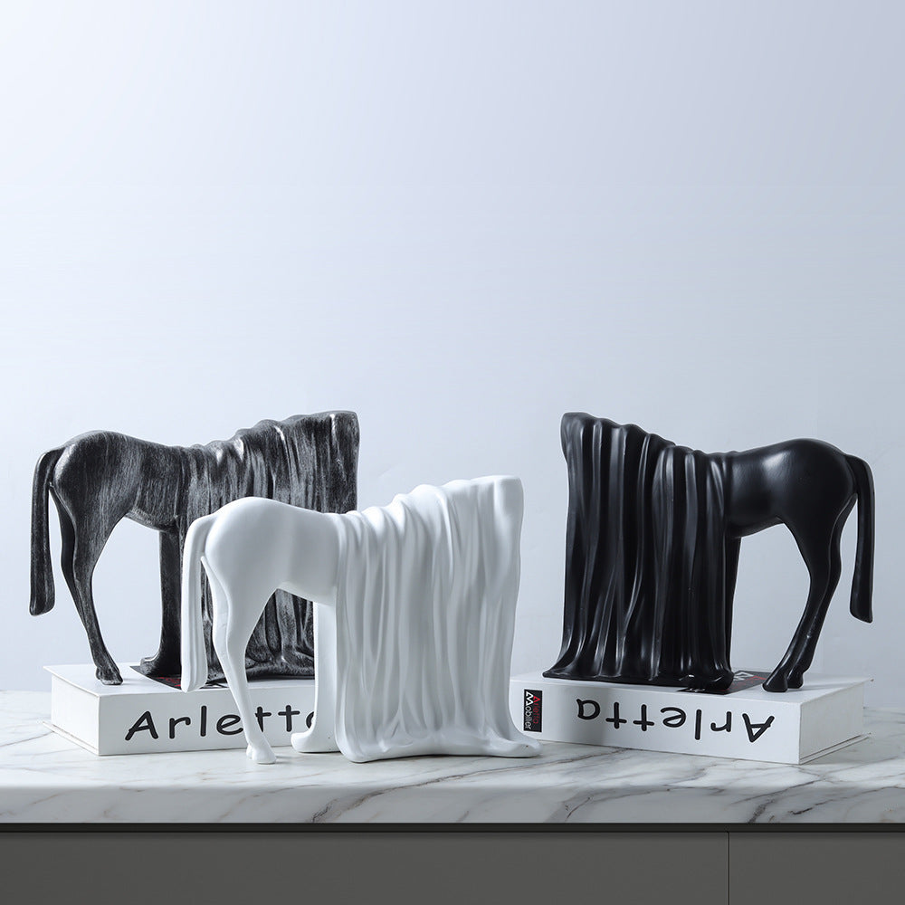 Modern Minimalist Resin Horse Decor